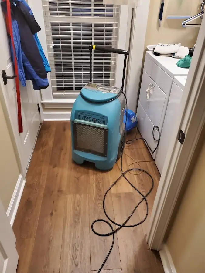 Commercial dehumidifier deployed for Flood Damage Cleanup in Marilla