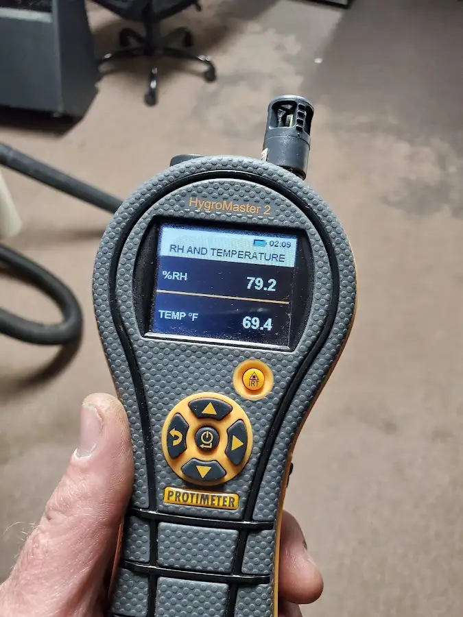 Moisture meter humidity assessment for Fire & Smoke Damage Restoration in Marilla